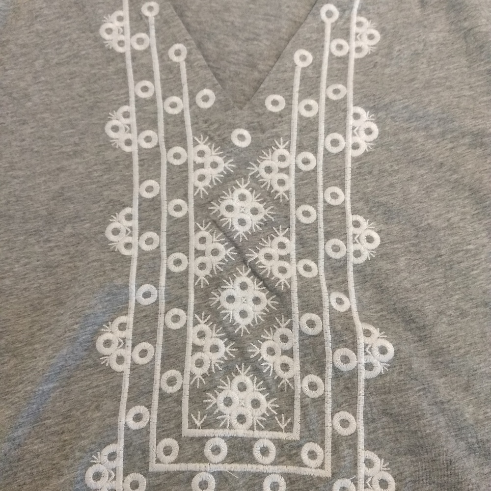 J crew embroidered shirt